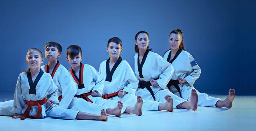 Martial Arts Lessons for Kids in Spring Hill KS - Kids Group Splits